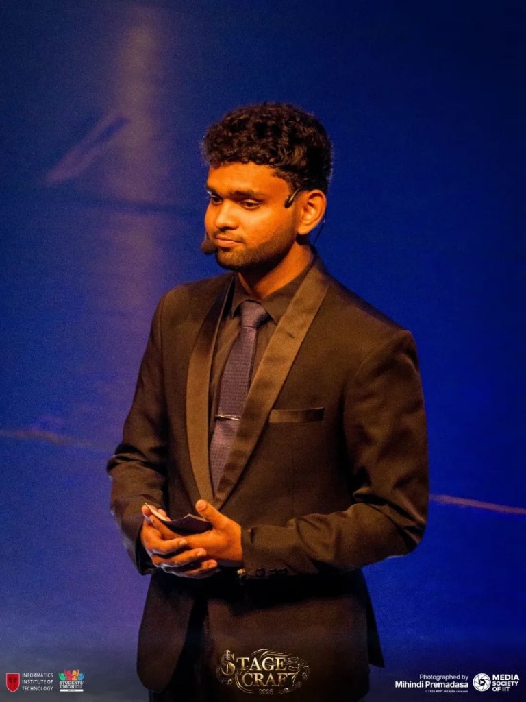 Mohamed Hisshan hosting StageCraft 2026 at IIT